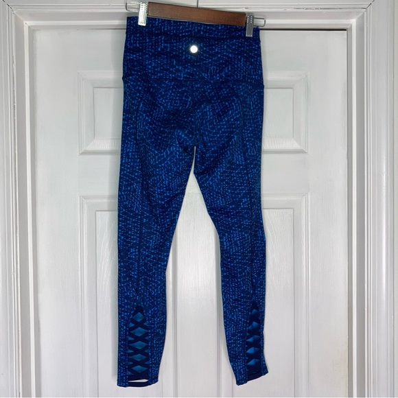 Lululemon Pure Practice Pant Leggings 25” Blue 6 High Waisted - Picture 8 of 11